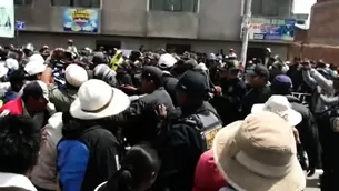 Los manifestantes mantendrán la medida por 48 horas. Foto: Canal N