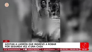 Azotan a ladrón que robó dos veces la misma casa en Huaycán. Foto y video: América Noticias