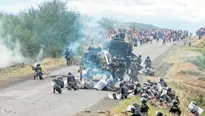 Enfrentamientos dejaron 12 policías y 10 civiles fallecidos. Foto: La República