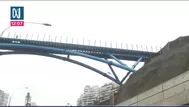 Bajada Armendáriz cerrada por desmontaje de grúa en Miraflores