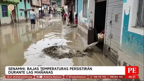 Bajas temperaturas persistirán durante las mañanas, según Senamhi. Foto: América Noticias Bajas temperaturas persistirán durante las mañanas, según Senamhi. Foto: América Noticias
