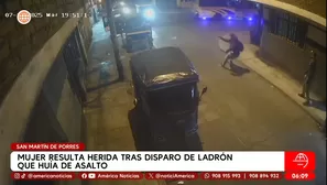 Bala perdida hiere a pasajera en bus tras persecución en SMP. Foto y video: América TV