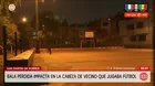Bala perdida hiere a vecino en San Martín de Porres
