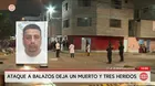 Balacera en el Callao deja un muerto y tres heridos