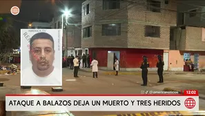 Balacera en el Callao deja un muerto y tres heridos. Foto y video: América Noticias