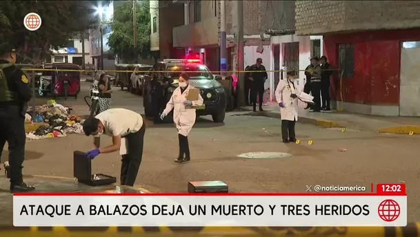 Balacera en el Callao deja un muerto y tres heridos. Foto: América Noticias Balacera en el Callao deja un muerto y tres heridos. Foto: América Noticias