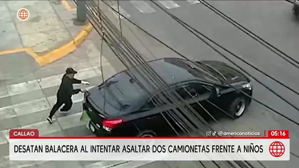 Balacera en el Callao: Víctimas repelen asalto de ocho sujetos. Foto: América Noticias