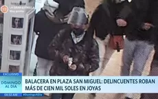 Balacera en Plaza San Miguel: Delincuentes roban más de 100 mil soles en joyas - Noticias de miguel-romero