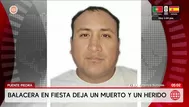 Balacera en Puente Piedra deja un muerto y un herido