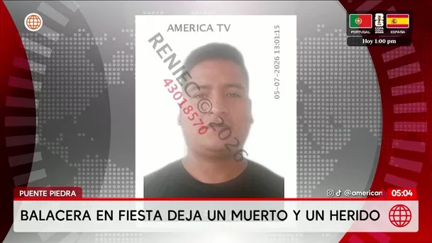 Balacera en Puente Piedra deja un muerto y un herido. Foto: América Noticias Balacera en Puente Piedra deja un muerto y un herido. Foto: América Noticias