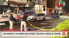 Balacera en San Juan de Lurigancho deja dos muertos