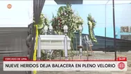 Balacera en velorio en el Cercado de Lima deja nueve heridos
