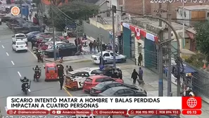 Sicario intentó matar a hombre y balas perdidas impactan a cuatro personas en Ventanilla. Foto y video: América Noticias