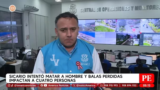 Sicario intentó matar a hombre y balas perdidas impactan a cuatro personas en Ventanilla. Foto: América Noticias