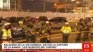 Balacera en Vía Expresa: caen “Los Injertos del Centro”