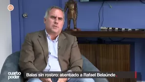 El precandidato Rafael Belaúnde Llosa sufrió un ataque armado en Cerro Azul. La Policía investiga si fue intento de robo, extorsión o una confusión. Video: Cuarto Poder