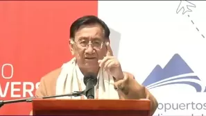 El presidente Balcázar participó en Puno en la firma de la adenda que permitirá destrabar inversiones para infraestructura aeroportuaria. / Video: Canal N