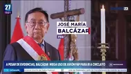 José Balcázar defiende sus viajes y asegura que entregará información a la Contraloría