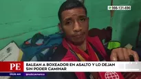 Boxeador fue baleado. América Noticias