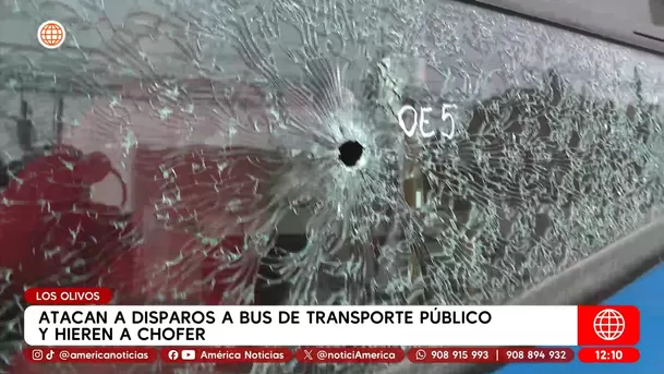 Balean a chofer de bus de TransLima en Los Olivos. Foto: América Noticias