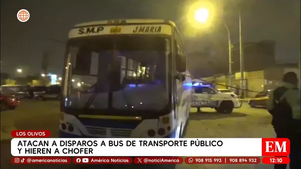 Balean a chofer de bus de TransLima en Los Olivos. Foto: América Noticias