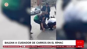 Balean a cuidador de carros en el Rímac. Foto y video: AN