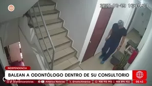 Balean a odontólogo dentro de su consultorio en Independencia. Foto y video: América Noticias