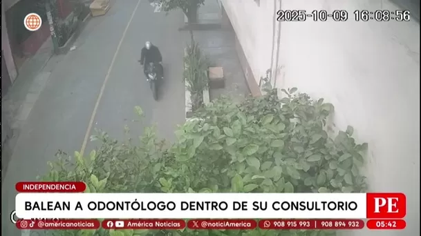Balean a odontólogo dentro de su consultorio en Independencia. Foto: América Noticias