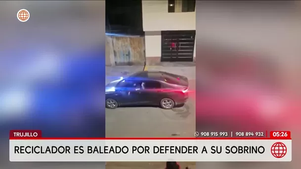 Balean a reciclador de 65 años por defender a sobrino en Trujillo. Foto: América Noticias