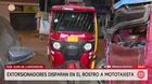 Balean en el rostro a mototaxista en San Juan de Lurigancho