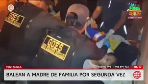 Balean por segunda vez a madre de familia en Ventanilla. Foto y video: América Noticias