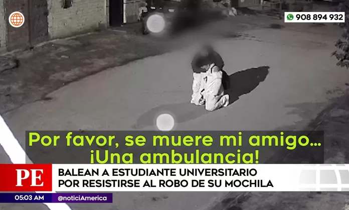 SMP: Balean a universitario al resistirse al robo de su moc