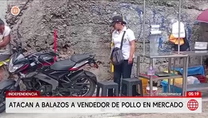 Balean a vendedor de pollo de 26 años en Independencia. Foto y video: América Noticias