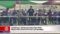 Conflicto en Las Bambas. Foto: América Noticias