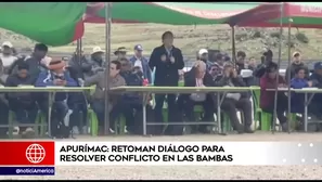 Conflicto en Las Bambas. Foto: América Noticias