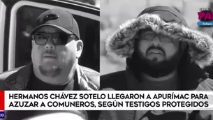 Para la Policía los hermanos Chávez Sotelo serían los cabecillas de la organización criminal 