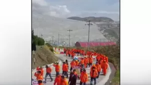 Ellos exigen la mejora en el transporte de la unidad minera / Video: Canal N