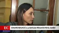 Patricia Donayre renunció a la bancada. Foto: captura de TV