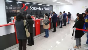 Banco de la Nación. Foto: Andina