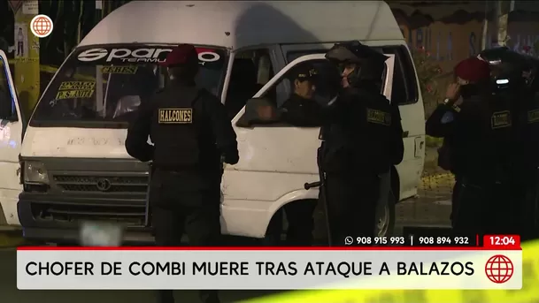Banda El Clan del Norte ataca a balazos a chofer de combi en Ate. Foto: América Noticias