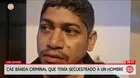 Banda criminal cae con un secuestrado en Los Olivos