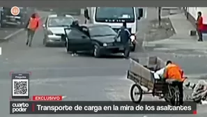 Banda criminal robó camión con equipos médicos valorizados en más de S/500 mil. PNP identificó a los presuntos responsables tras tres meses de seguimiento. Video: Cuarto Poder