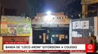 Banda extorsiona colegio en San Juan de Lurigancho