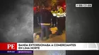 Banda extorsionaba a comerciantes en Lima Norte