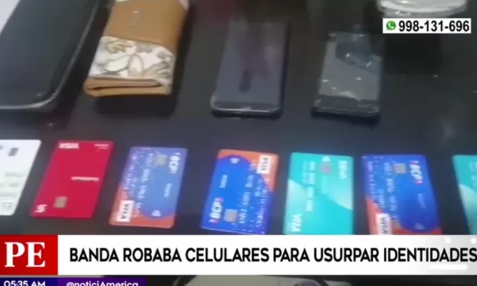 Banda Robaba Celulares Para Usurpar Identidades