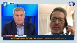 Antonio Maldonado, exprocurador anticorrupción. Video: Canal N