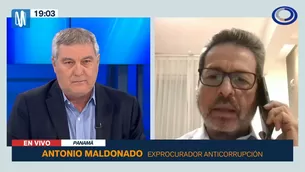 Antonio Maldonado, exprocurador anticorrupción. Video: Canal N