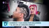 Barberos y sus looks por Halloween y el Día de la Canción Criolla