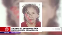 Mujer fue hallada muerta en Barranca. América Noticias