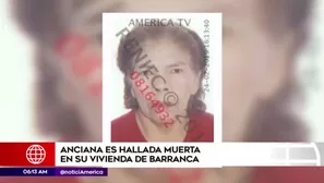 Mujer fue hallada muerta en Barranca. América Noticias